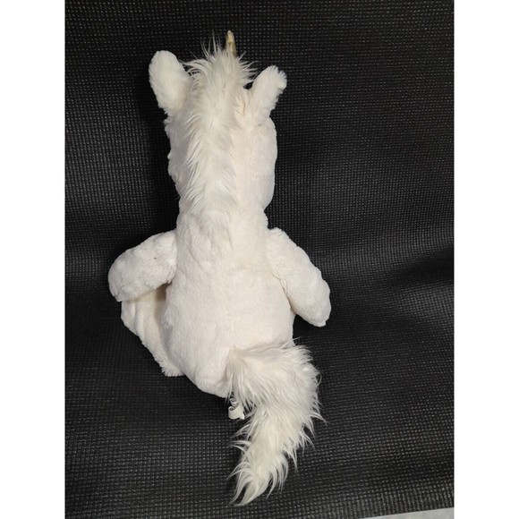 Baby Unicorn Plush 12" POTTERY BARN KIDS WHITE STUFFED ANIMAL PLUSH TOY LOVEY - Picture 5 of 6